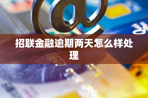 招联金融逾期两天怎么样处理