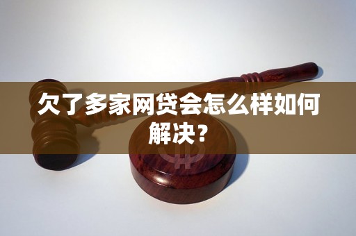 欠了多家网贷会怎么样如何解决？