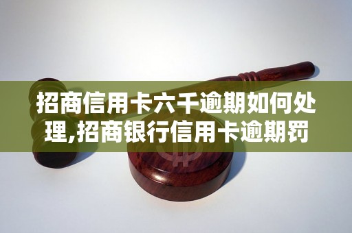 招商信用卡六千逾期如何处理,招商银行信用卡逾期罚款标准