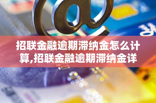 招联金融逾期滞纳金怎么计算,招联金融逾期滞纳金详解