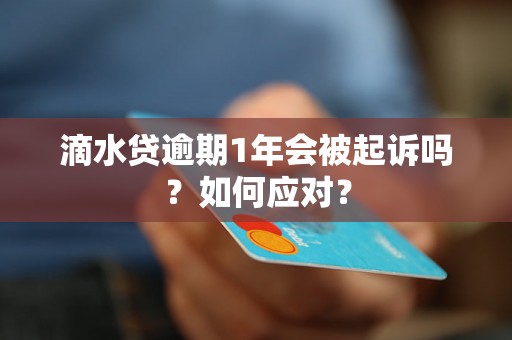 滴水贷逾期1年会被起诉吗？如何应对？