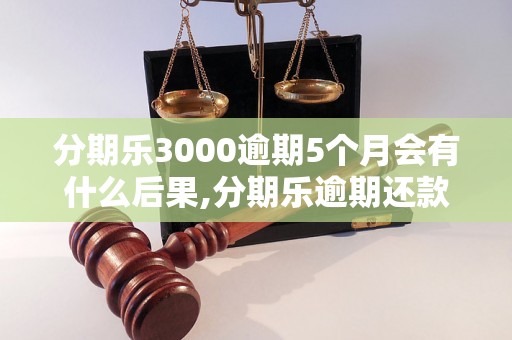 分期乐3000逾期5个月会有什么后果,分期乐逾期还款怎么办