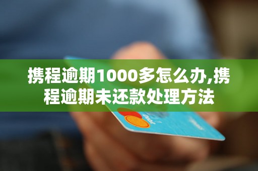 携程逾期1000多怎么办,携程逾期未还款处理方法