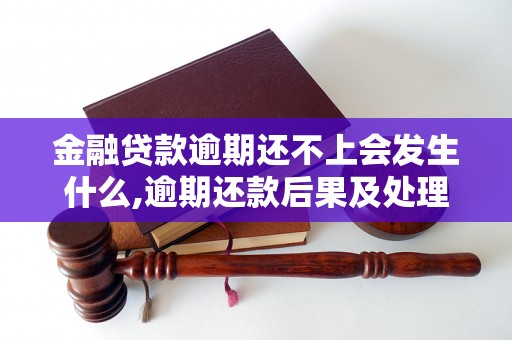 金融贷款逾期还不上会发生什么,逾期还款后果及处理办法