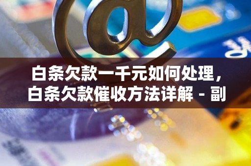 白条欠款一千元如何处理，白条欠款催收方法详解 - 副本