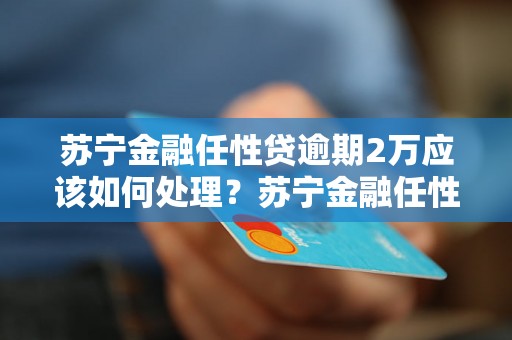 苏宁金融任性贷逾期2万应该如何处理？苏宁金融任性贷逾期2万的后果有哪些？