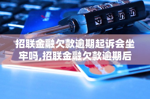 招联金融欠款逾期起诉会坐牢吗,招联金融欠款逾期后的后果