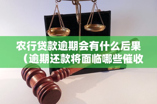 农行贷款逾期会有什么后果（逾期还款将面临哪些催收手段）