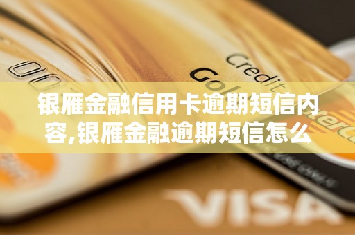 银雁金融信用卡逾期短信内容,银雁金融逾期短信怎么处理