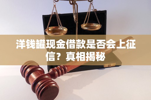 洋钱罐现金借款是否会上征信？真相揭秘