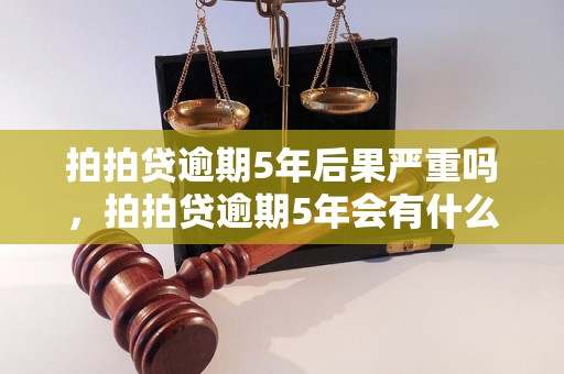 拍拍贷逾期5年后果严重吗，拍拍贷逾期5年会有什么影响