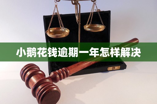 小鹅花钱逾期一年怎样解决