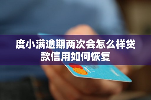 度小满逾期两次会怎么样贷款信用如何恢复