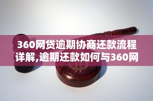 360网贷逾期协商还款流程详解,逾期还款如何与360网贷协商