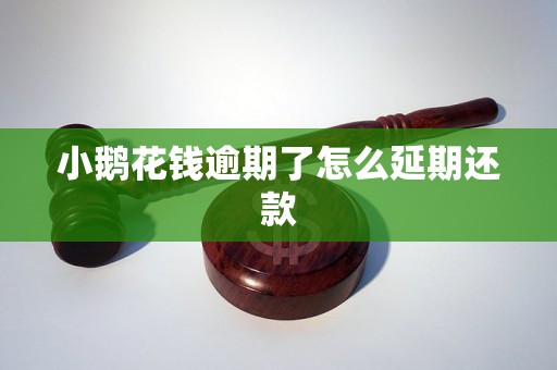 小鹅花钱逾期了怎么延期还款