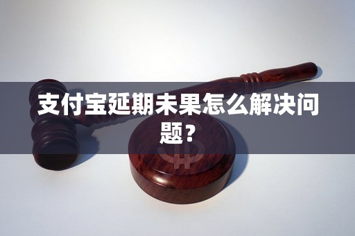 支付宝延期未果怎么解决问题？