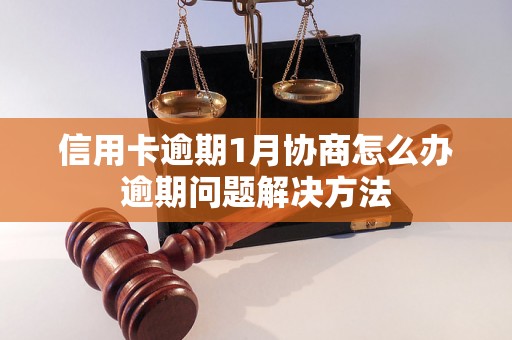 信用卡逾期1月协商怎么办逾期问题解决方法