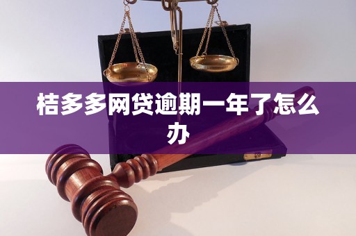 桔多多网贷逾期一年了怎么办