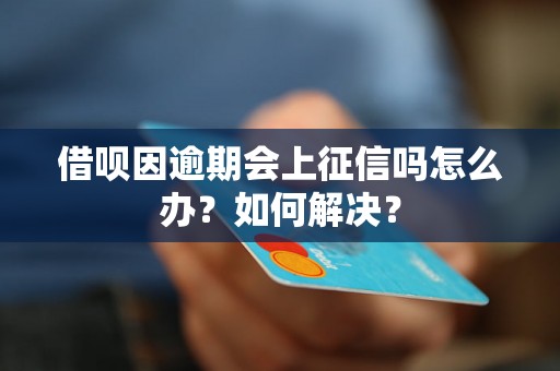 借呗因逾期会上征信吗怎么办？如何解决？