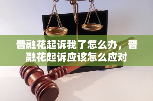 普融花起诉我了怎么办，普融花起诉应该怎么应对