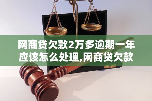 网商贷欠款2万多逾期一年应该怎么处理,网商贷欠款2万多逾期一年后果严重吗