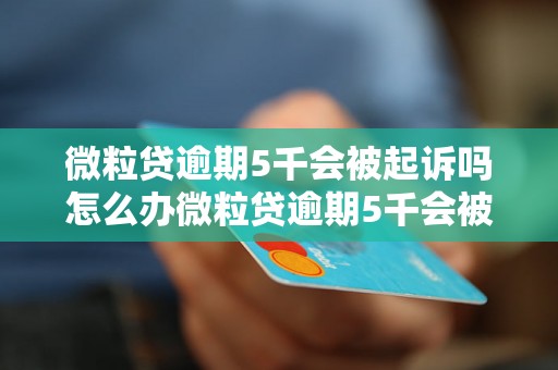 微粒贷逾期5千会被起诉吗怎么办微粒贷逾期5千会被起诉吗怎么办