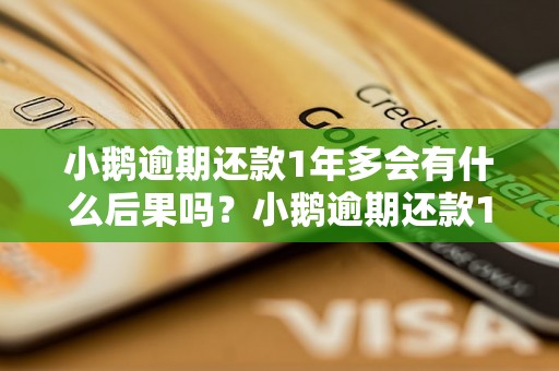 小鹅逾期还款1年多会有什么后果吗？小鹅逾期还款1年多会被追究法律责任吗？