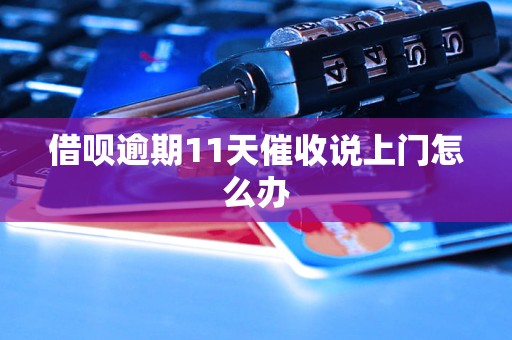 借呗逾期11天催收说上门怎么办