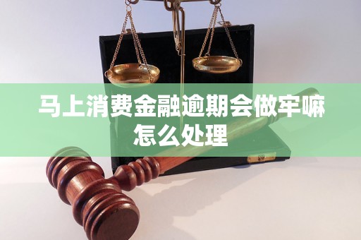 马上消费金融逾期会做牢嘛怎么处理