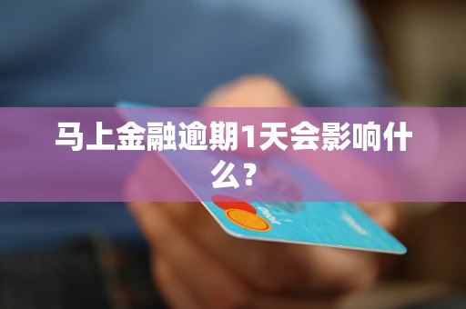 马上金融逾期1天会影响什么？