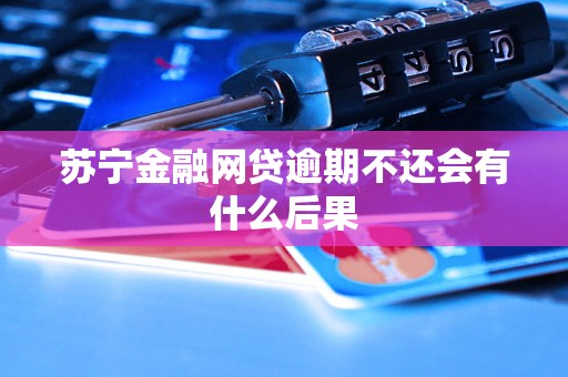 苏宁金融网贷逾期不还会有什么后果