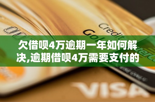 欠借呗4万逾期一年如何解决,逾期借呗4万需要支付的费用