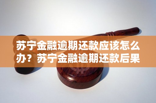 苏宁金融逾期还款应该怎么办？苏宁金融逾期还款后果严重吗？