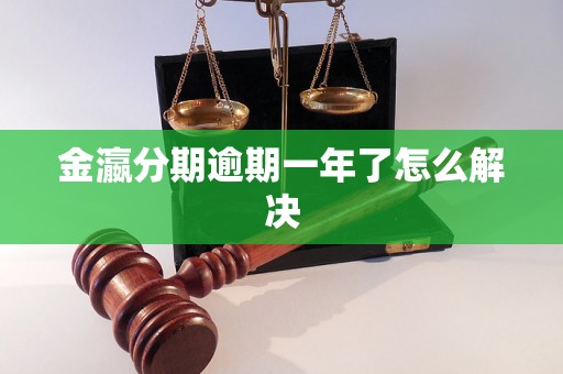 金瀛分期逾期一年了怎么解决