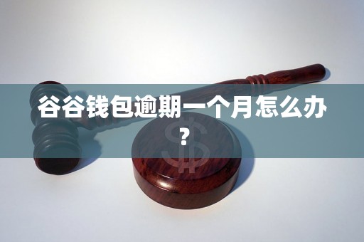 谷谷钱包逾期一个月怎么办？