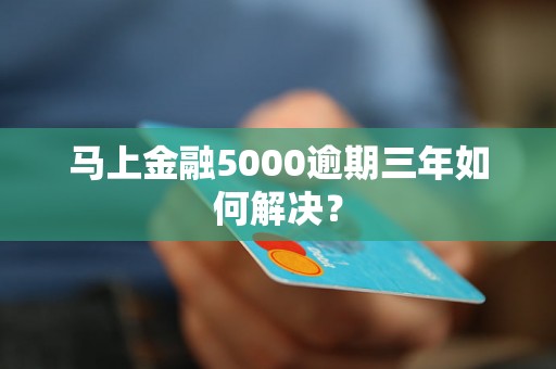 马上金融5000逾期三年如何解决？