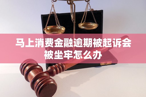 马上消费金融逾期被起诉会被坐牢怎么办