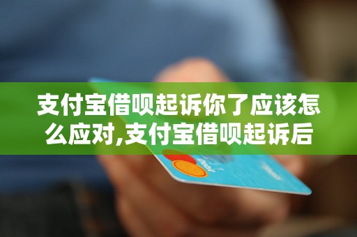 支付宝借呗起诉你了应该怎么应对,支付宝借呗起诉后的解决方案