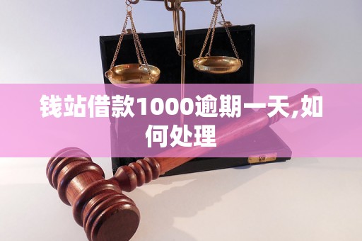 钱站借款1000逾期一天,如何处理