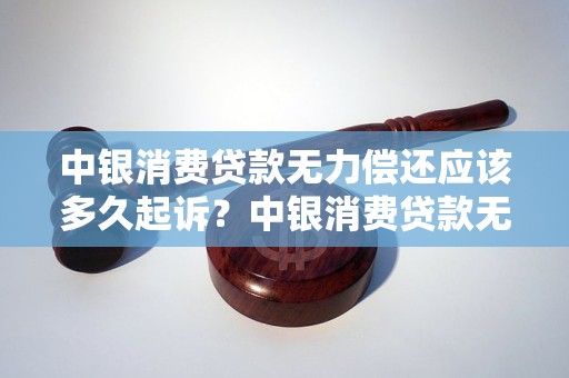 中银消费贷款无力偿还应该多久起诉？中银消费贷款无力偿还的后果