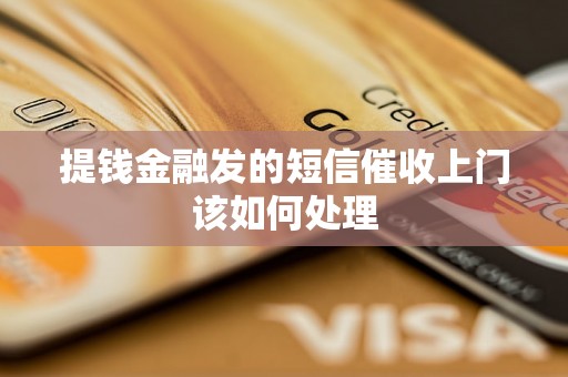 提钱金融发的短信催收上门该如何处理