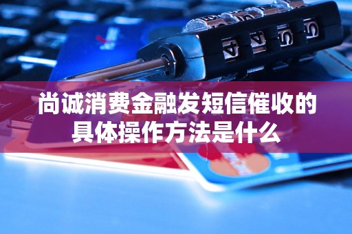 尚诚消费金融发短信催收的具体操作方法是什么