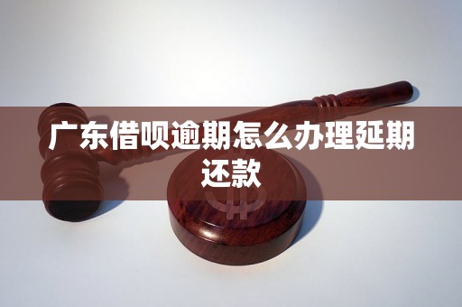 广东借呗逾期怎么办理延期还款