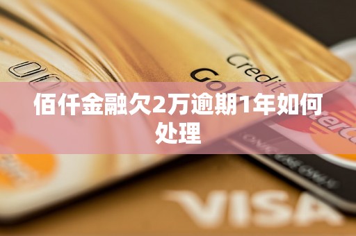 佰仟金融欠2万逾期1年如何处理