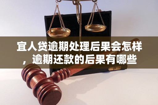 宜人贷逾期处理后果会怎样，逾期还款的后果有哪些