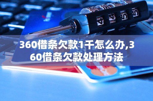 360借条欠款1千怎么办,360借条欠款处理方法