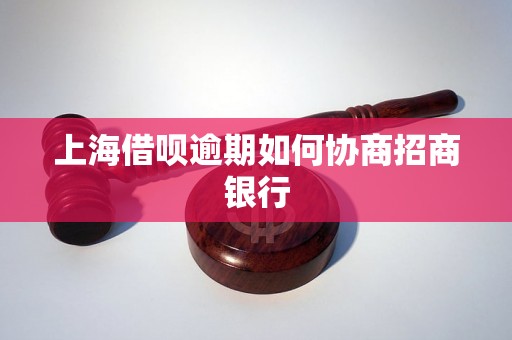 上海借呗逾期如何协商招商银行