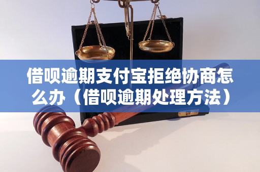 借呗逾期支付宝拒绝协商怎么办（借呗逾期处理方法）