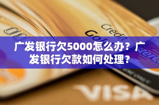 广发银行欠5000怎么办？广发银行欠款如何处理？