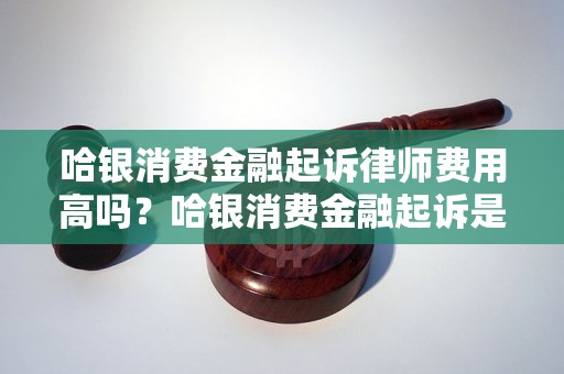 哈银消费金融起诉律师费用高吗？哈银消费金融起诉是否值得？